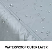 OTOEZ Heavy Duty Waterproof Full Car Cover All Weather Protection Outdoor Indoor Use UV Dustproof for Auto SUV Sedan