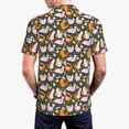 thumbnail image 5 of Rocae Roosters and Chicks for Men's Short Sleeve Polo Shirt, Quick Drying Performance Moisture Wicking Sports Men's Golf Shirt X-Large, 5 of 9