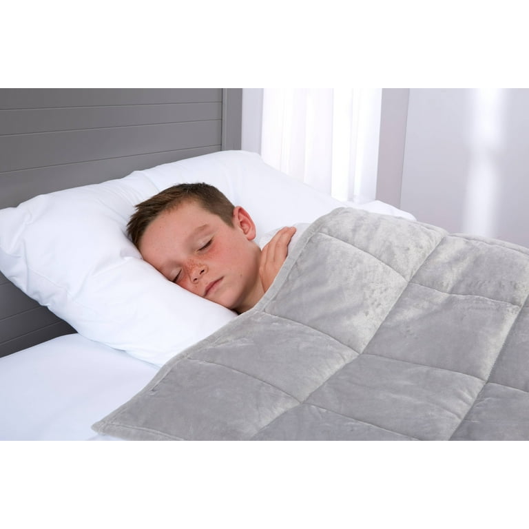 Weighted Blanket for Kids by Sleep Therapy 4.5 lbs Gray Walmart