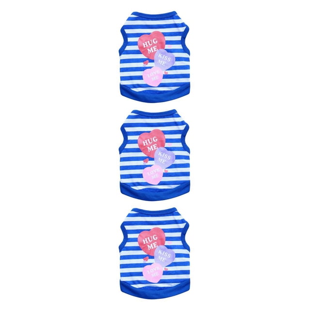 Ropa Chalecos de verano Greeniant Traje Cuello Chaqueta Suministros Perro Chihuahua azul L