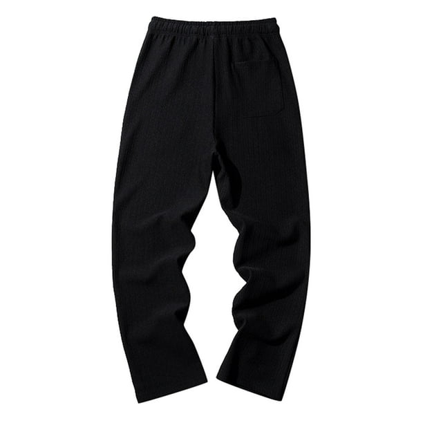 PMUYBHF Male Cargo Pants for Men 32X34 Male Casual Fitness Running