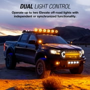 TYPE S - Elevate 2-Light Output Wiring Harness - Wireless Remote or Wired Control Options, Dual Mode Control, Strobe Mode, Universal, 12V