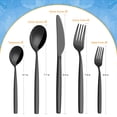 thumbnail image 6 of Gymchoice Classic Silverware Set,30 Pcs Stainless Steel Flatware Set for Home Kitchen Hotel and Restaurant, 6 of 7