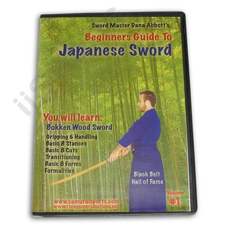 Beginner Guide Japanese Sword Bokken Wood DVD