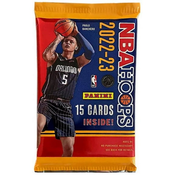 NBA Panini 2022-23 Hoops Basketball Trading Card BLASTER Pack (15 Cards)