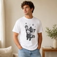 thumbnail image 5 of Retro Y2K Jumping Cat Stars Graphic T-Shirt | Unisex 90s Vintage Grunge Tee, 5 of 9
