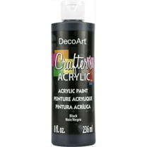 DecoArt Crafter's Acrylic Paint, 8 oz., Black