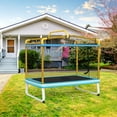 thumbnail image 3 of Topbuy 3-in-1 Kids Trampoline w/ Swing & Horizontal Bar 6FT Outdoor Indoor Rectangle Toddler Trampoline w/ Enclosure Safety Net Yellow, 3 of 9