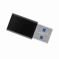 thumbnail image 4 of 2 adaptadores de carga de datos OTG USB 3.0 A macho a USB-C 3.1 tipo C hembra, color negro, 4 of 14