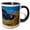 Black/White, variant on 3drose, Dinosaur National Monument, Utah - Canyon Landscape., 11oz Mug