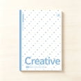 thumbnail image 4 of Polka Dot Minimalist B5 Lined Notebook, Pastel Edge Soft Cover Writing Journal, 40 Sheets 5mm Ruled Plain Dot Print Memo Pad, Thick Ink Proof Paper Portable Work Notepad, Lightweight Stylish Book, 4 of 6