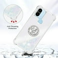 thumbnail image 4 of Glitter Clear Sparkly Bling Case for Xiaomi Redmi A1, Rugged Shockproof Flowing Liquid Floating Cover for Women with Ring Holder Phone Case for Xiaomi Redmi A1  Colorful, 4 of 14