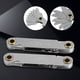 thumbnail image 4 of calibres de paso de rosca para medición de tornillos de acero inoxidable, de 55°, métricos y 60°, 4 of 9