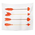 thumbnail image 1 of ZEALGNED Bow Red Cupid Cupid's Arrows Valentines Day Love Lover Wedding Aim Wall Art Hanging Tapestry Home Decor for Living Room Bedroom Dorm 60x80 inch, 1 of 1
