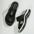 thumbnail image 5 of Mostsola Slides for Women Casual Comfortable Arch Support Slip on Shoes Summer Dressy Slippers, 5 of 9