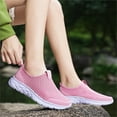 thumbnail image 4 of Vedolay Flat Sneakers Flats Shoes Women, Pointed Toe Slip On Loafer Flats Shoes,Pink 7, 4 of 5