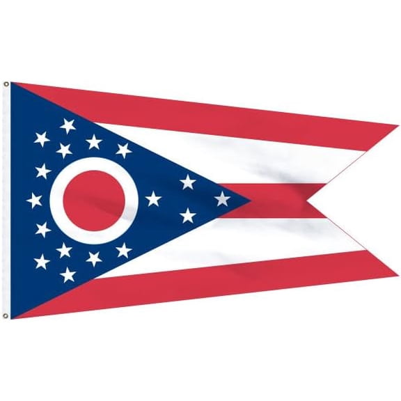 Ohio Flag 3' x 5' Nylon