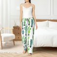 thumbnail image 5 of Pajama Pants Women, Cactus potted plant Lounge PJ Yoga Pants With Drawstring, Womens Sleepwear Pajama Bottom, 5 of 5