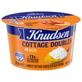 Knudsen Cottage Doubles Lowfat Cottage Cheese & Peach Topping with 2