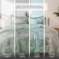 thumbnail image 7 of Regency Heights Full/Queen Cozy Velvet Comforter Sets, Luxury 3-Piece All Season Down Alternative Bedding Set, Sage Green Comforter Bed Set with Pillow Shams, 7 of 7