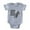 Heather Grey, variant on CafePress - FIN Score Hockey Player - Cute Infant Baby Football Bodysuit