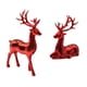 thumbnail image 2 of 2 figuras de reno navideño, esculturas de ciervo, decoración decorativa para el hogar, ciervo navideño rojo, 2 of 9
