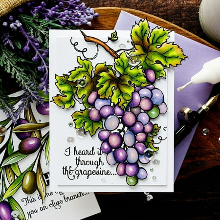 UPC: 0810043855600 | Colorado Craft Company Metal Die Set-the Grapevine-big & Bold