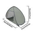 thumbnail image 3 of Cat & Dog Waterproof Tent House Washable Indoor/Outdoor Bed, Cave Nest for Small Pets, Portable Folding Shelter for Backyard Garden Patio Picnics Camping Travel, 3 of 9
