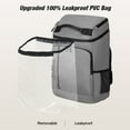 thumbnail image 6 of WARMOUNTS Backpack Cooler & Insulated Bag 2 in 1, 36 Cans w/ Insulating Cover, Upgraded Leakproof Soft Cooler Backpack 2 Compartment for Camping Hiking Picnic Beach, 6 of 13