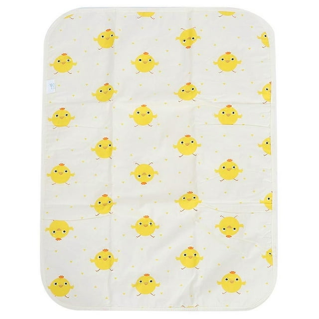 Waterproof Breathable Newborn Baby Mattress Urine Infant Diaper Pad (Yellow Chicken)