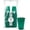 Green, variant on PAMI Birthday Party Cups, 80-Pack, 9oz - BPA-Free Disposable Party Cups for Drinks, Jello, and Cocktails, Red