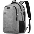thumbnail image 1 of Mochila BIKROD para portátil de 17 pulgadas para hombre y mujer, color gris, 1 of 5