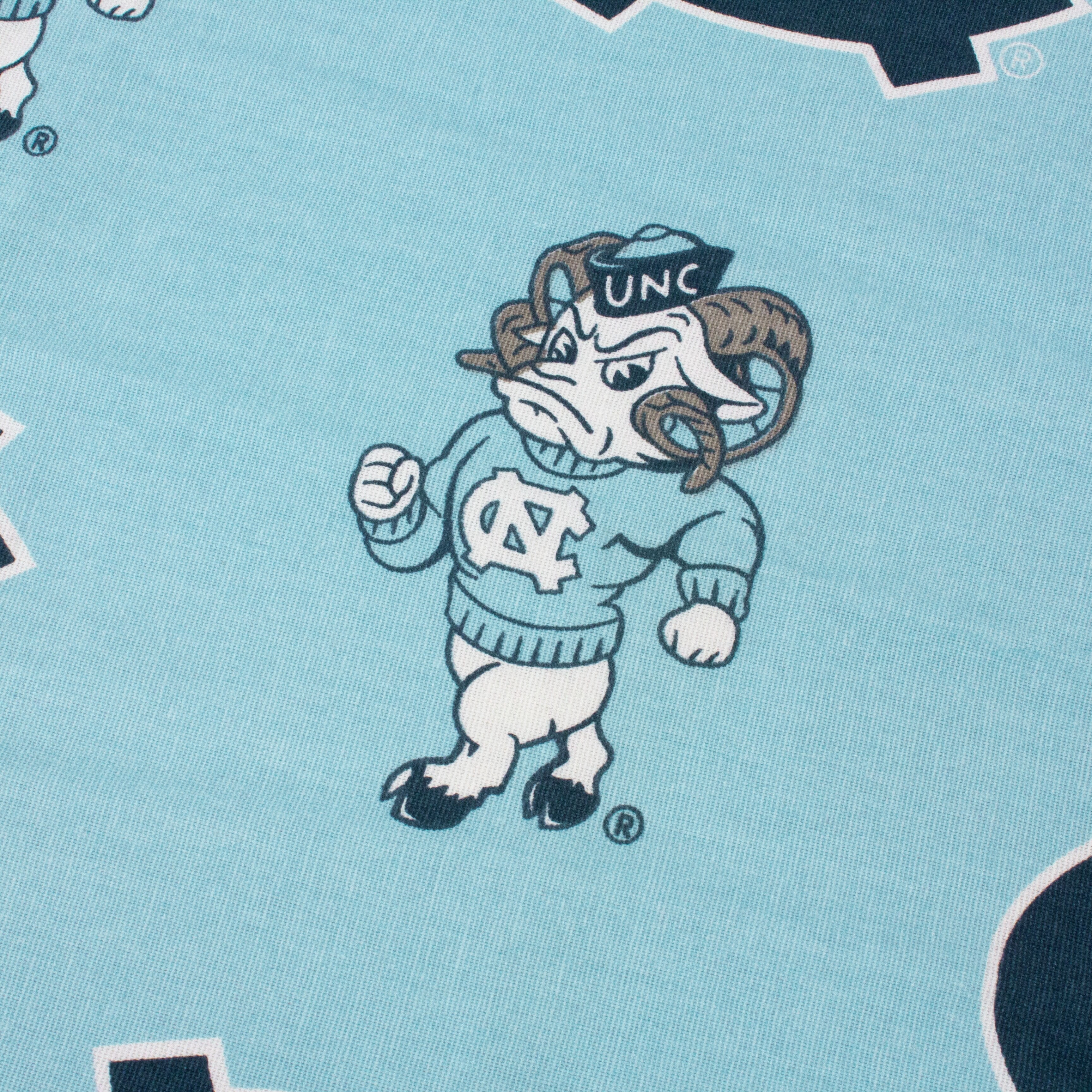 North Carolina Tar Heels Tailgate Fitted Tablecloth, 33" x 33", Card Table 33" x 33", Card Table