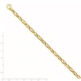 thumbnail image 2 of 14K Yellow Gold bracelet Chain style Fancy 8 in 5.5 mm, 2 of 2