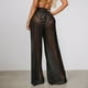 thumbnail image 4 of WILLBEST Pantalones Casuales para Mujer, Sexys, de Pierna Ancha, de Malla Transparente, Sueltos, para Playa, Bikini de Cintura Alta, Pantalones Largos para Verano. Mediana, 4 of 8