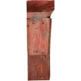 thumbnail image 2 of Ekena Millwork 3 1/2"W x 12"D x 12"H Vintage Farmhouse Bracket, Barnwood Decor Collection, Salvaged Red, 2 of 8