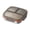 Black, variant on 6.89*6.89*1.77 inch Stainless Steel Food Storage Container,Lunch Box - 600ml Leak Proof Food Bowls With 3 Compartments,for Kids Daycare, School, Work, Travel(Black)