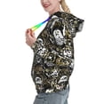 thumbnail image 2 of Easygdp Ink Graffiti Owl Womens Casual Hoodies Sweatshirts Long Sleeve Pullover Fall Pullover Tops Outfits Winter Clothes-X-Large, 2 of 7