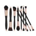 thumbnail image 4 of 10 unids/set Kit de brochas de maquillaje base para cejas corrector sombra de ojos pincel para resaltar oro, 4 of 8
