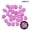 Hot Pink HT, variant on Iumwxz 100pcs in The Dark Pebbles Luminous Stones Rocks For Garden Deco home decor White plastic Rollback