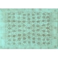 thumbnail image 1 of Ahgly Company Indoor Rectangle Persian Light Blue Traditional Area Rugs, 6' x 9', 1 of 4