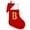 B, variant on Christmas Red Plush Socks with Letter Print Pendants, Christmas Tree Pendants, Christmas 26 Letter Decoration, Christmas Decoration