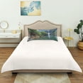 thumbnail image 6 of Dailycode Satin Pillow Case King Silk Pillow Cover for Hair and Skin Envelope Closure Cabin by Lake 20"x40", 6 of 9
