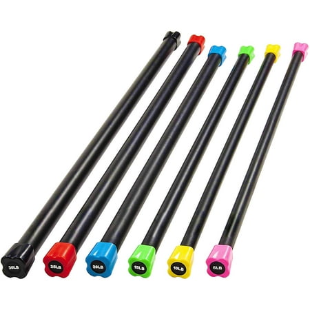 Everyday Essentials - 1 Weighted Workout Bar, 20 lbs