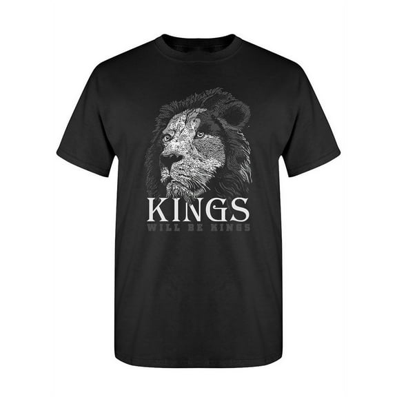 Detailed Lion T-Shirt Men -Image by Shutterstock, Male 3X-Large