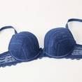 thumbnail image 3 of Everyday Bras for Women plus Size Lace Lingerie Set Lace Curtain Set Bed Set Twin Lace Lingerie Set Lace for Women Lace Bra Set Underwear Men Sweat Mens Comfy Underwear Lace Pajamas for Blue 40B/90B, 3 of 8