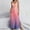 A181 Multicolor, variant on Women's Ombre Gradient Maxi Dress Spaghetti Strap V Neck Sleeveless Backless Side Split Flowy Long Sun Dress Elegant Evening Party Night Out