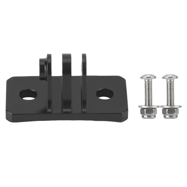 Adaptador De Soporte De Montaje Fijo Para Casco De Paracaidismo Para Cámaras De Acción Gopro 7 6 5 4 (Negro) seitruly EL007934-00