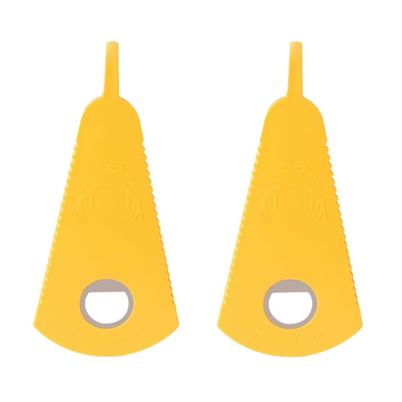 UPGRATOR 2Ud Manual Multifuncional Amarillo Con Mango Antideslizante Para Uso En Casa