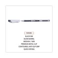 thumbnail image 3 of Gel Pen, Stick, Medium 0.7 Mm, Black Ink, Silver/black Barrel, Dozen | Bundle of 10 Dozen, 3 of 8